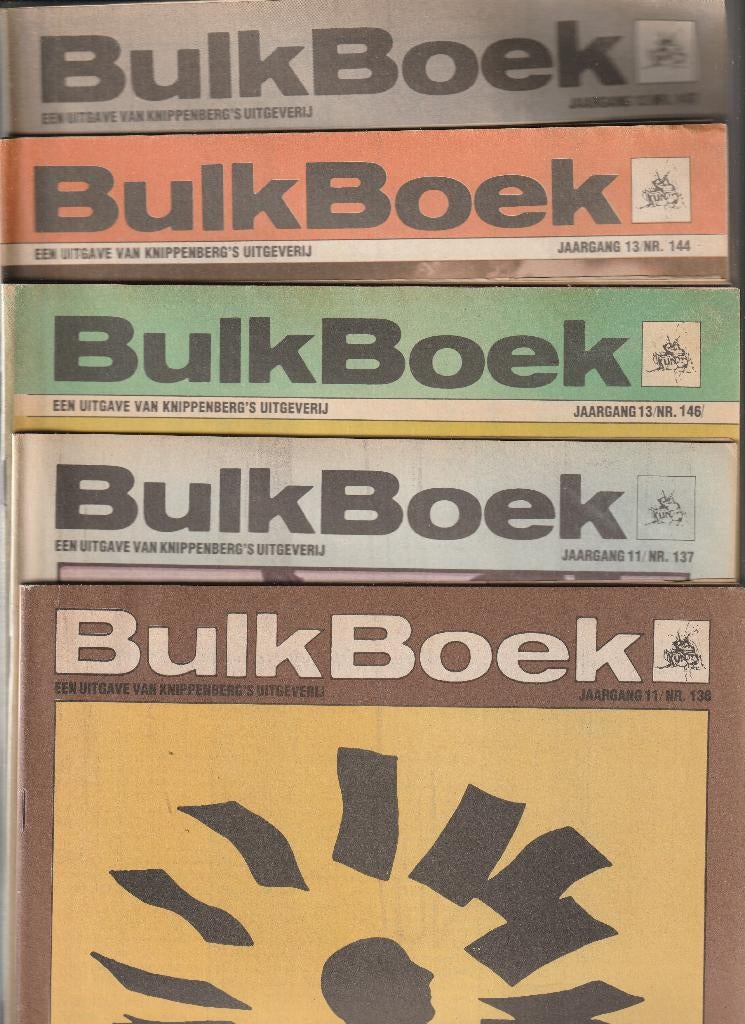 22 nummers van Bulkboek en de literatuurkrant (1982-1985), Ophalen of Verzenden, Gelezen, Wetenschap en Natuur