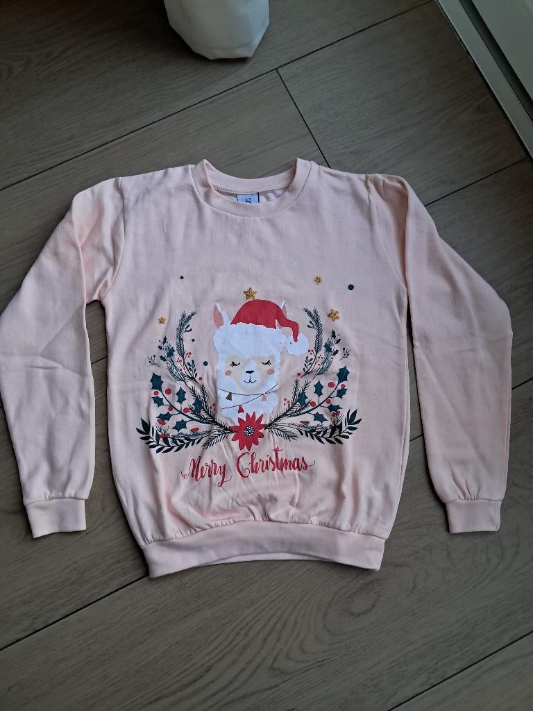 N11 Nieuwe lichtroze Kersttrui maat S, Nieuw, Ophalen of Verzenden, Onbekend, Roze