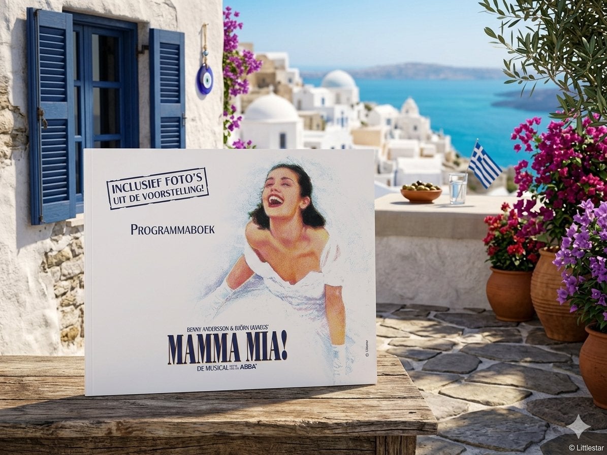 Prachtig programmaboek van de musical Mamma Mia uit 2003, Ophalen of Verzenden, Nieuw, Overige typen