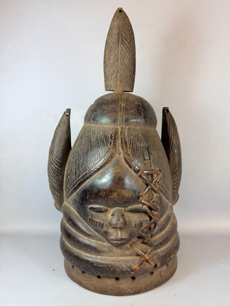 260890 Afrikaans Mende Masker - Sierra Leone., Ophalen of Verzenden