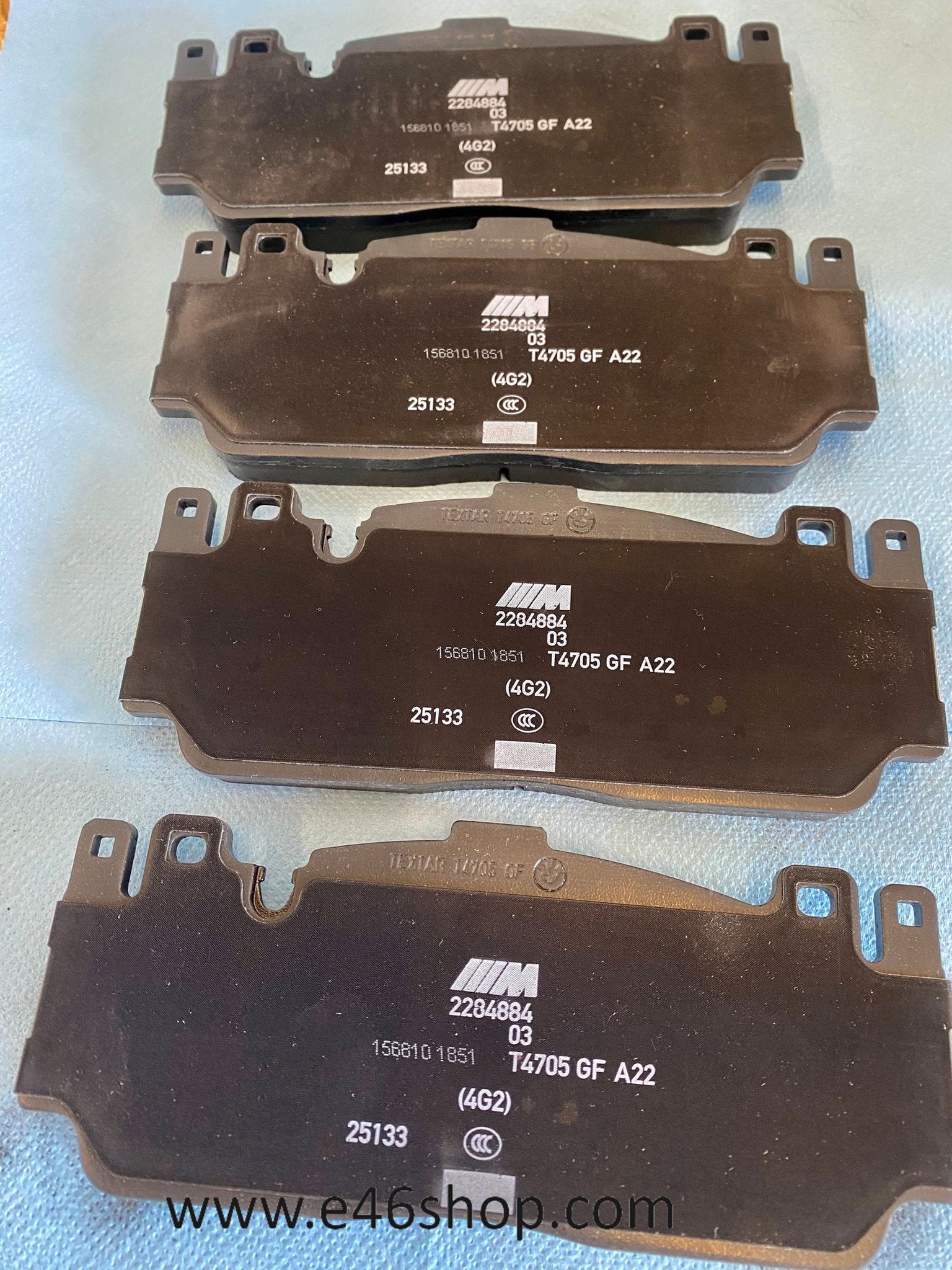 BMW M2 M6 REMBLOKKENSET VOORZIJDE NIEUW ORG BMW OE 341122848, Auto-onderdelen, Remmen en Aandrijving, -, -, Nieuw, Ophalen of Verzenden