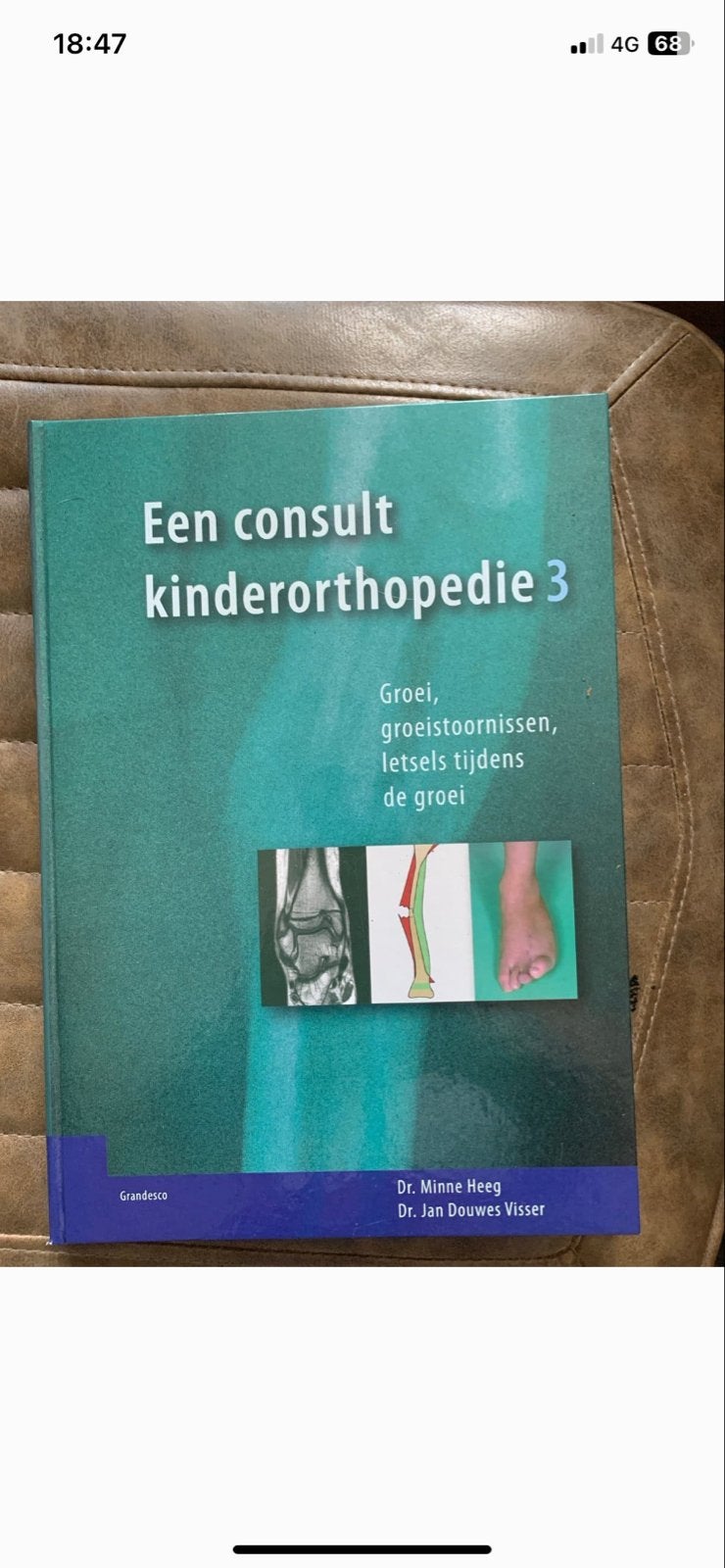 Een consult kinderorthopedie 3 - Groei, groeistoornissen, Boeken, Studieboeken en Cursussen, Ophalen of Verzenden, Beta, Nieuw