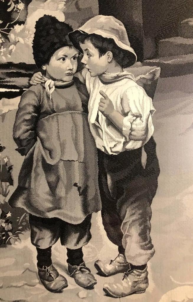 The Secret, zijden wandrapijt, Ophalen of Verzenden, Zo goed als nieuw, 1:50 of kleiner