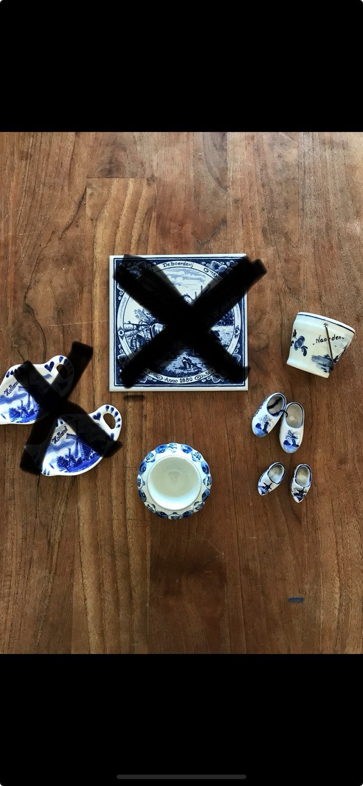 Kleine delftsblauwe spulletjes, Ophalen of Verzenden