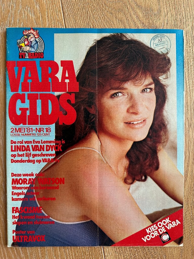 VARA Gids 2 mei 1981, met Linda van Dyck, poster: Ultravox, Boeken, Tijdschriften en Kranten, Gelezen, Damesbladen, Ophalen of Verzenden