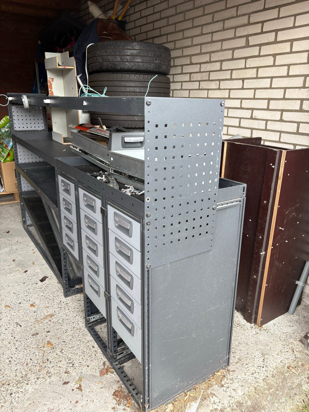 Modul-System Bedrijfswageninrichting met lades en bakken, Auto-onderdelen, Overige Auto-onderdelen, Fiat, Opel, Renault, Universele onderdelen