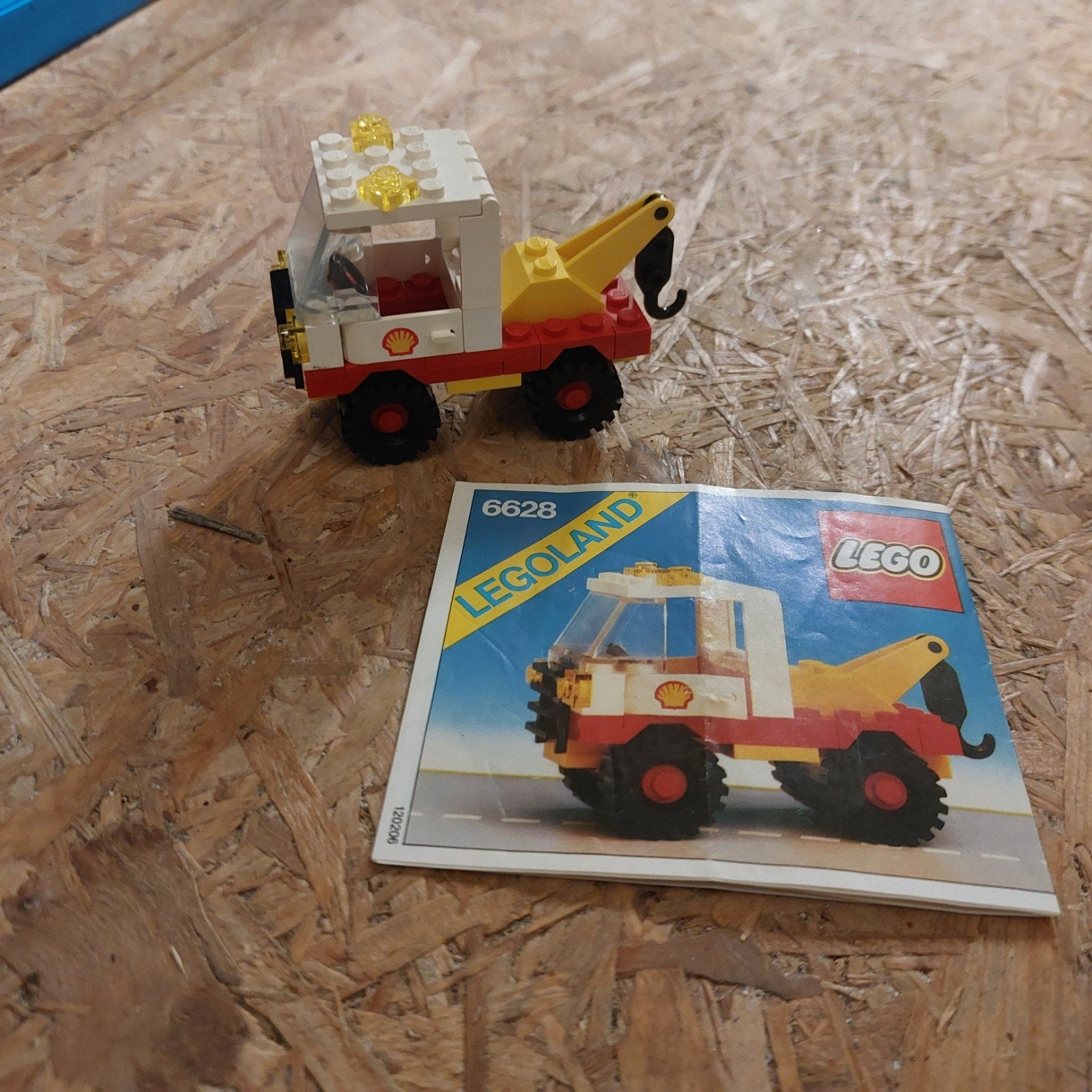 LEGO Legoland 6628 Sleepwagen met instructieboekje, Ophalen of Verzenden, Gebruikt