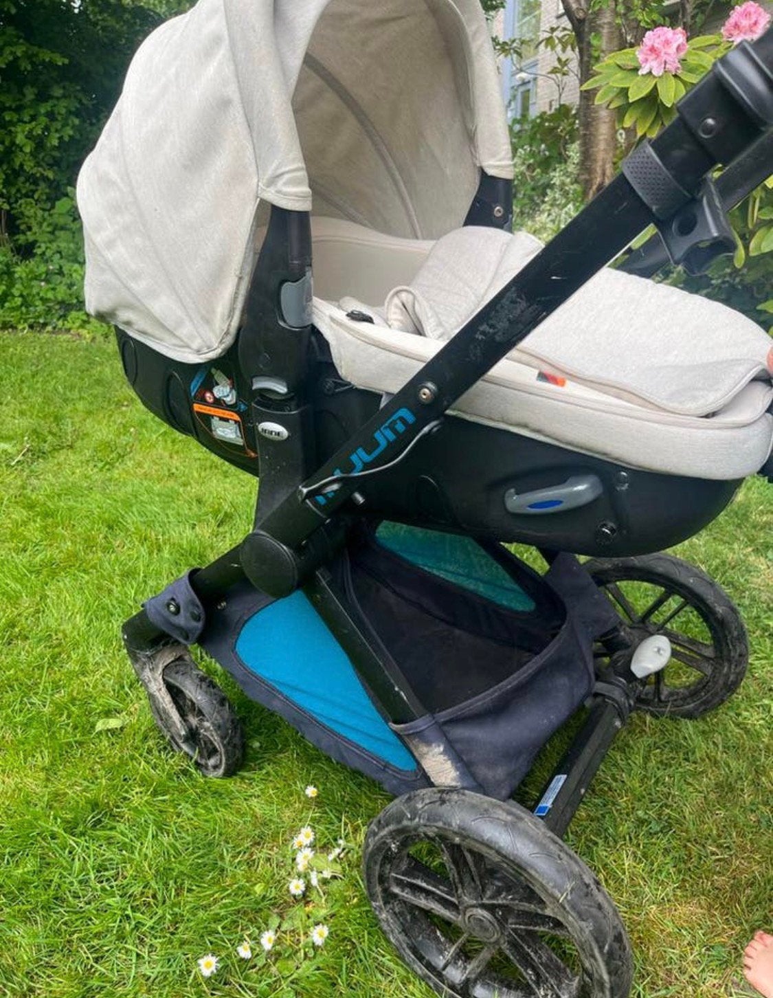 Kinderwagen/autostoel set Jane Muum, Kinderen en Baby's, Kinderwagens en Combinaties, Ophalen, Zo goed als nieuw, Overige merken