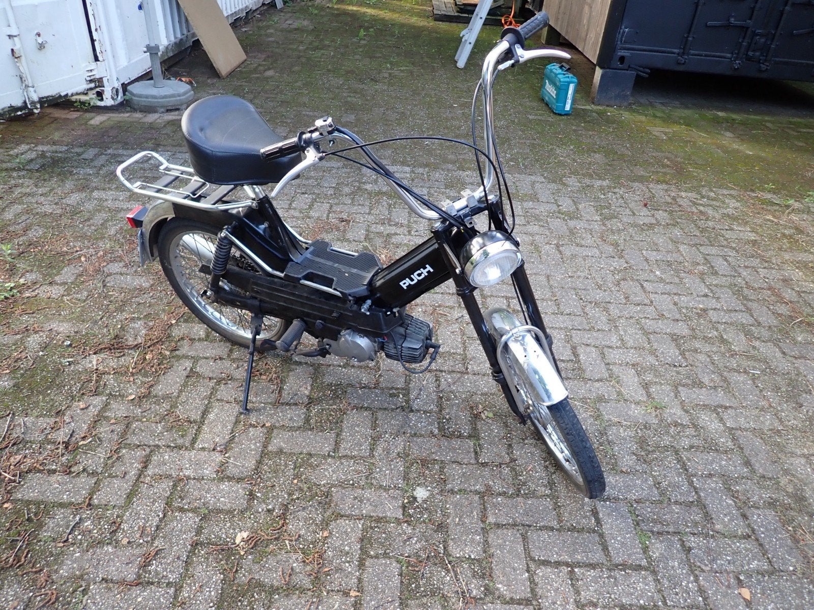 Puch Maxi S bromfiets - Zwart, Goede staat, Fietsen en Brommers, Brommers | Puch, Ophalen, Gebruikt, Maxi