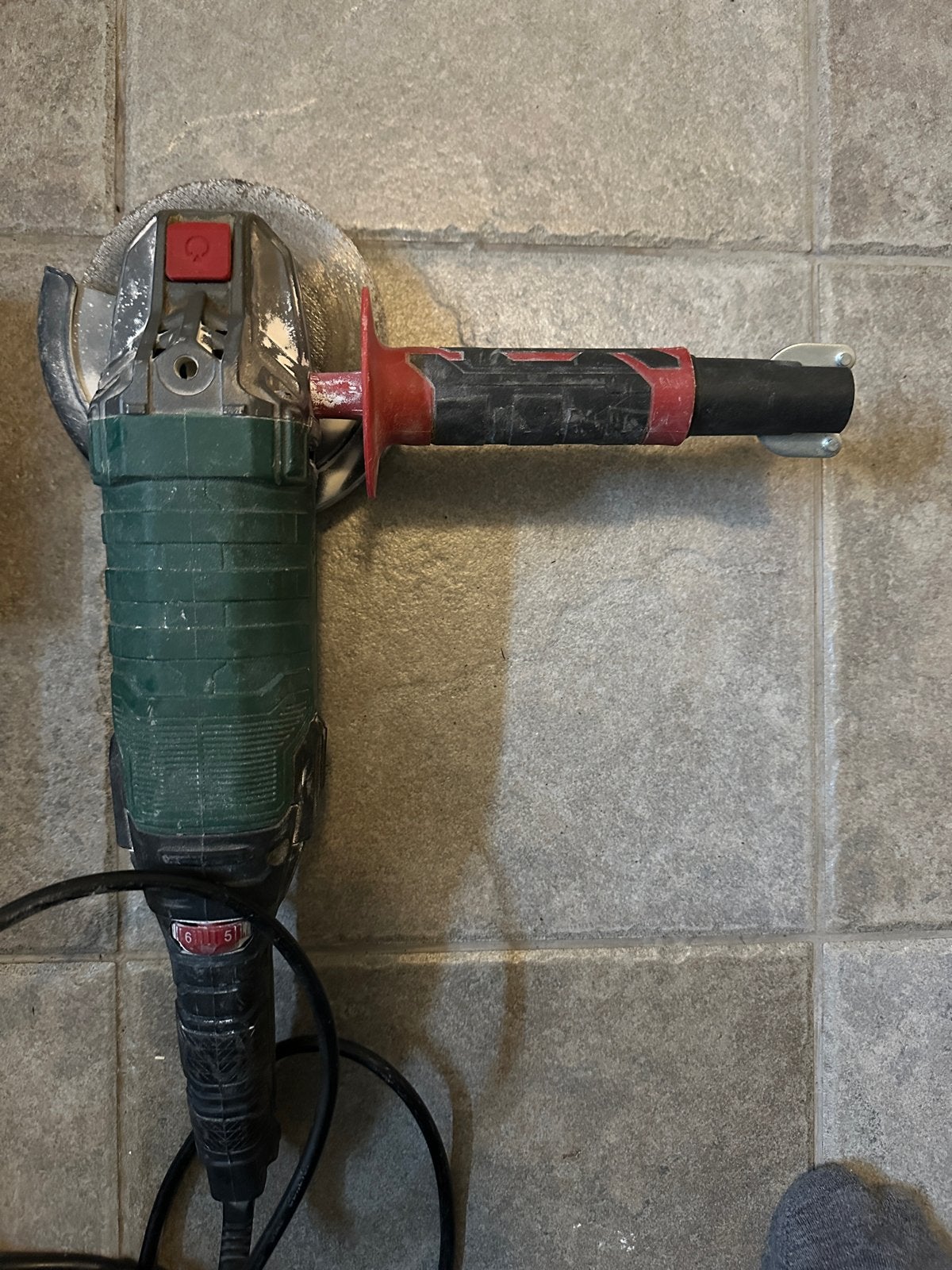 Haakse slijper. Parkside PWS125 F6-1200W, Ophalen of Verzenden, Gebruikt, 1000 watt of meer, Haakse handslijpmachine