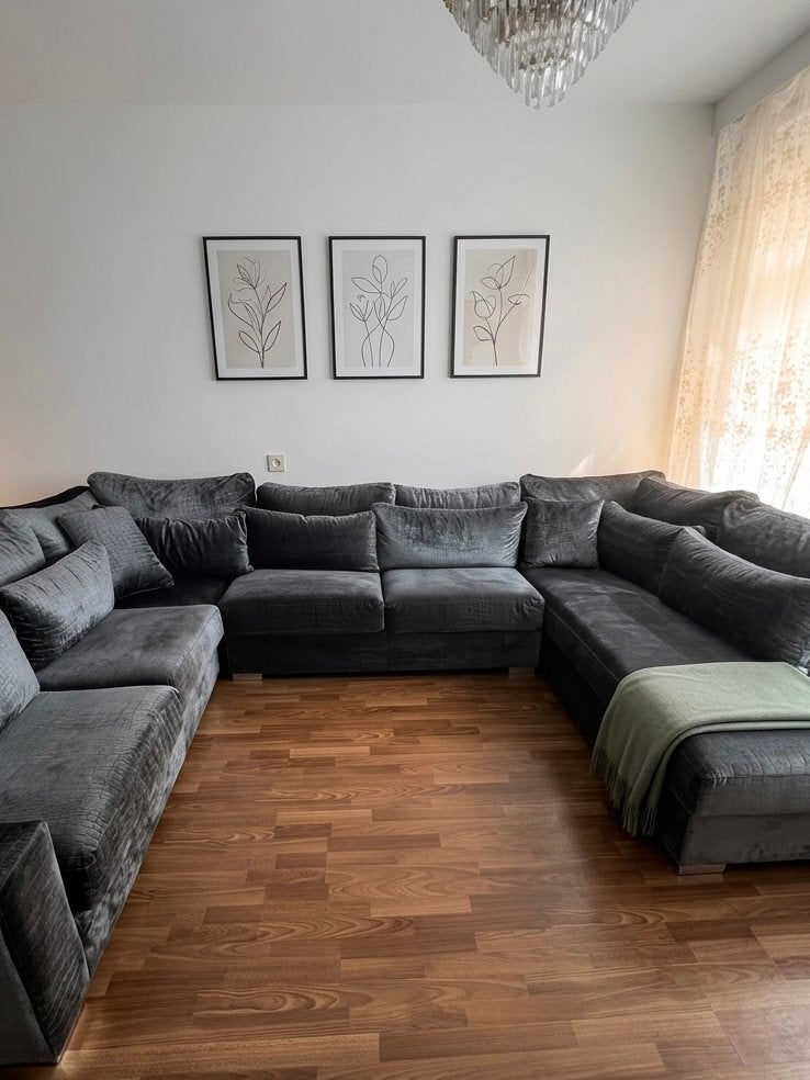 Luxe CROCO bank - Zo goed als nieuw, Huis en Inrichting, Hoekbank, 300 cm of meer, Ophalen of Verzenden, Zo goed als nieuw