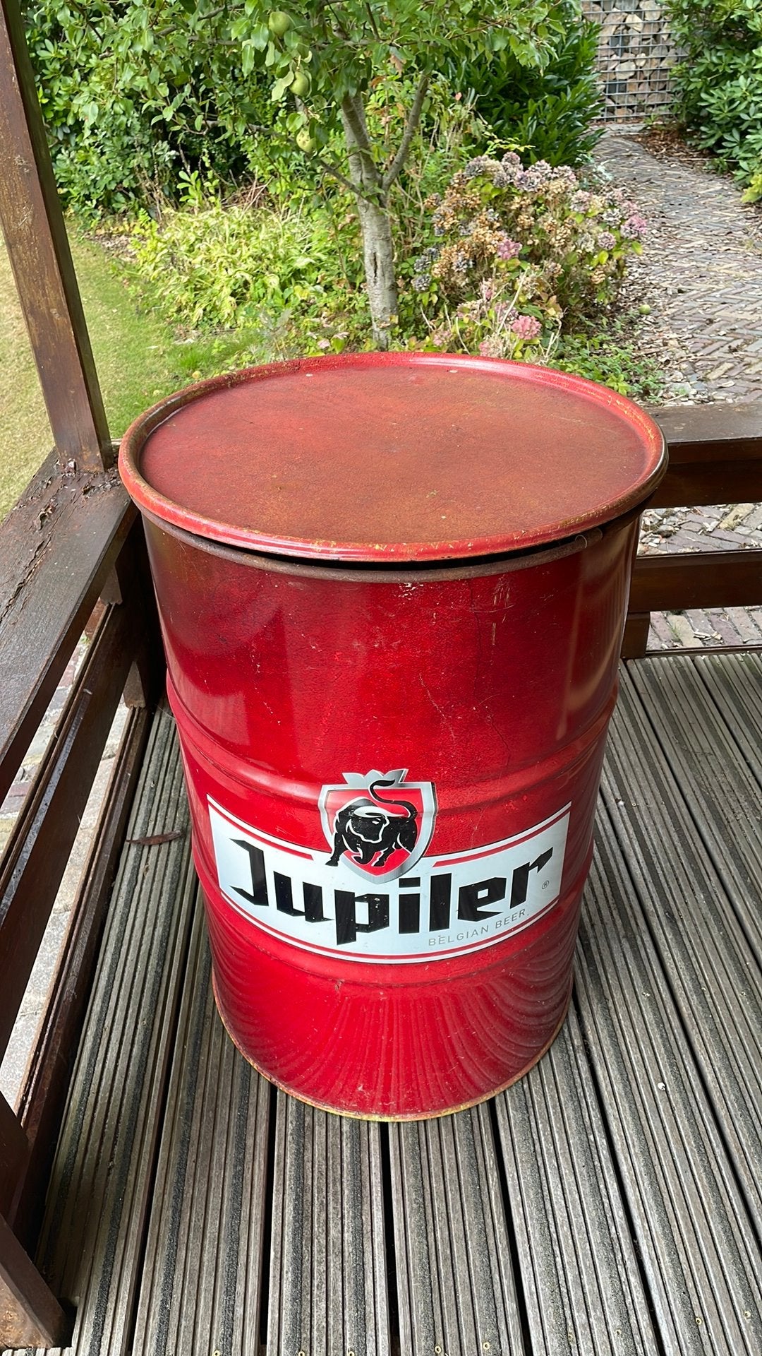 Bbq vuurfkorf jupiler, Ophalen