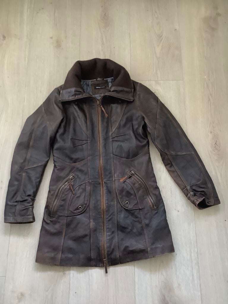 Arma leren vintage jas maat 38, Ophalen of Verzenden, Nieuw, Maat 38/40 (M), Bruin