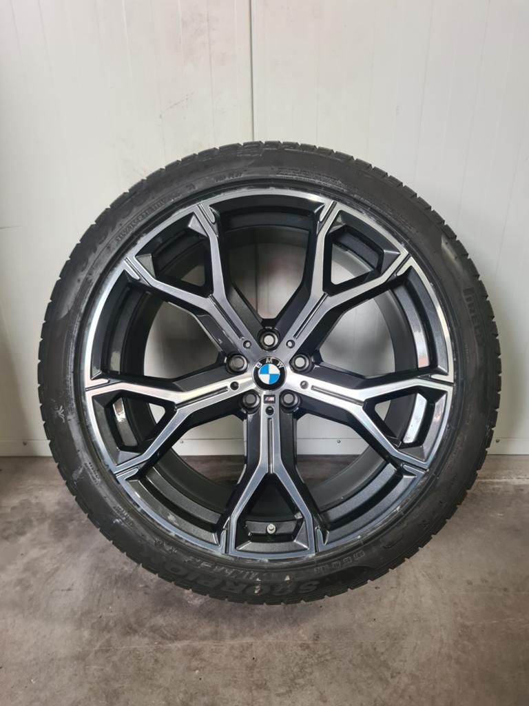 21' BMW X5 G05 X6 G06 Styling 741M met winterbanden 7mm+, Auto-onderdelen, Banden en Velgen, Ophalen, 275 mm, Banden en Velgen