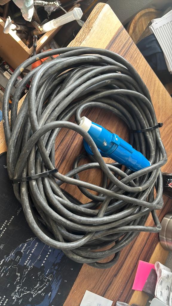 walstroom kabel verlengkabel 25 m 3 x 2,5 walkabel, Ophalen of Verzenden, Gebruikt
