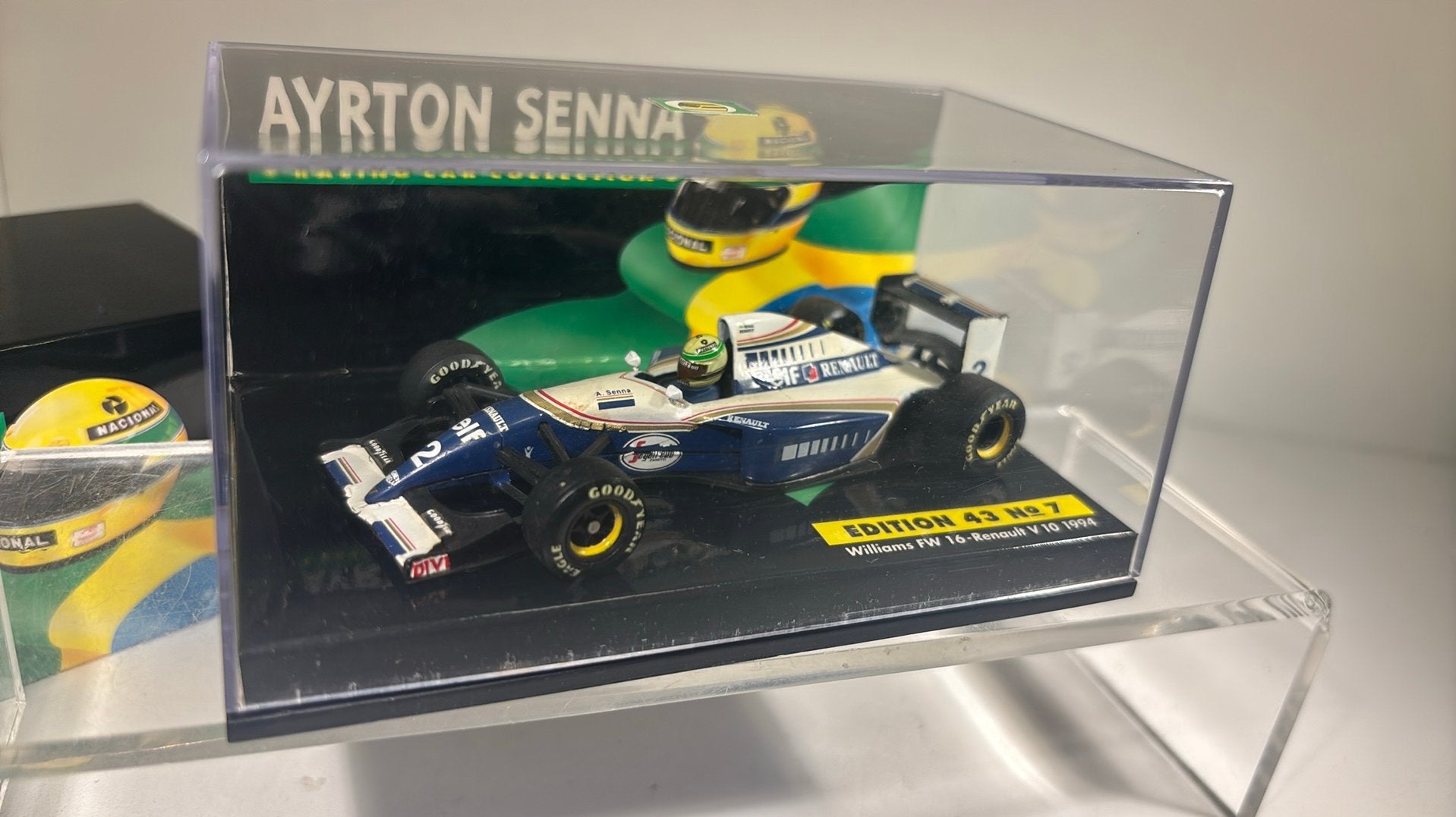 F1 williams fw-16 renault v10 senna 1994 minichamps 1.43, Auto, Ophalen of Verzenden, MiniChamps, A