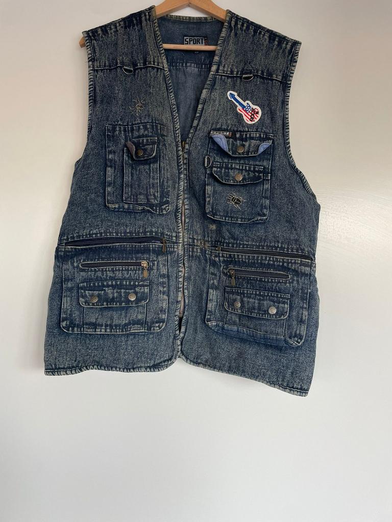 Vintage utility jacket xl, Ophalen of Verzenden, Zo goed als nieuw, Maat 56/58 (XL)