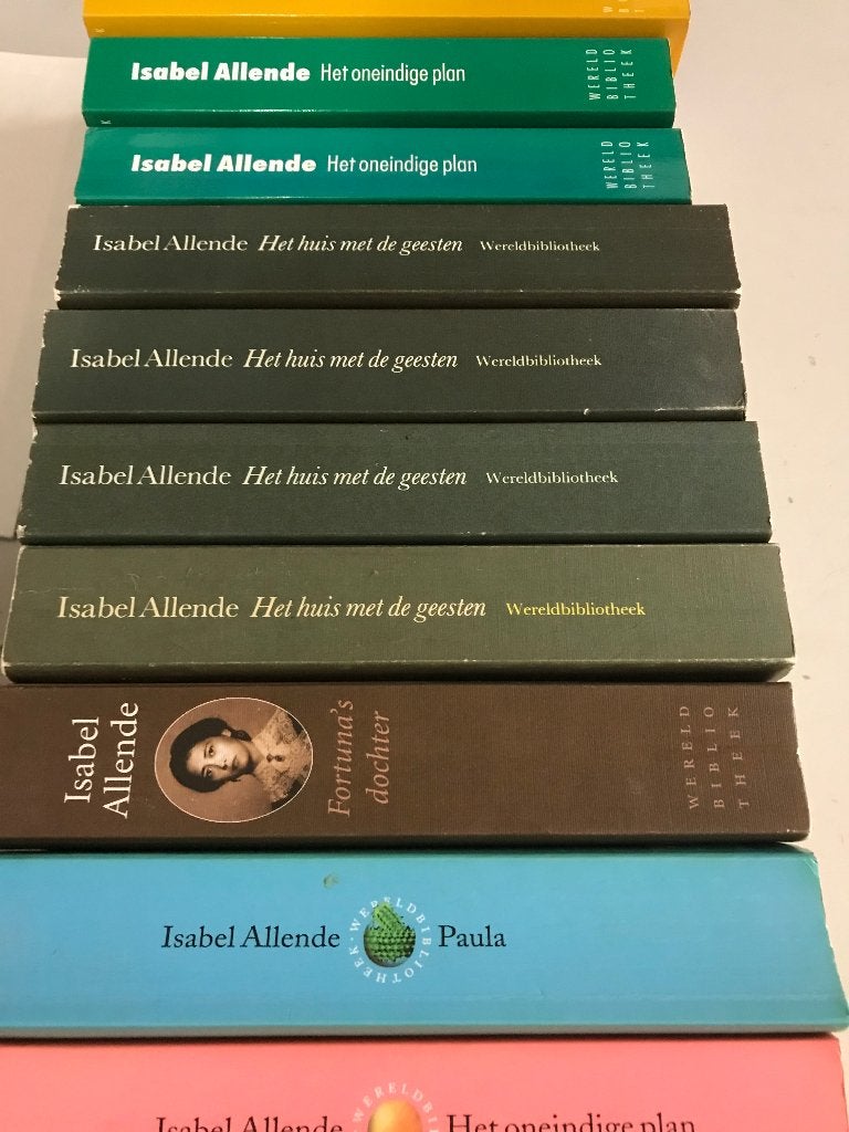 T.K. nog 17 boeken van Isabel Allende zie actuele lijst, Boeken, Ophalen, Gelezen, Isabel Allende, Wereld overig