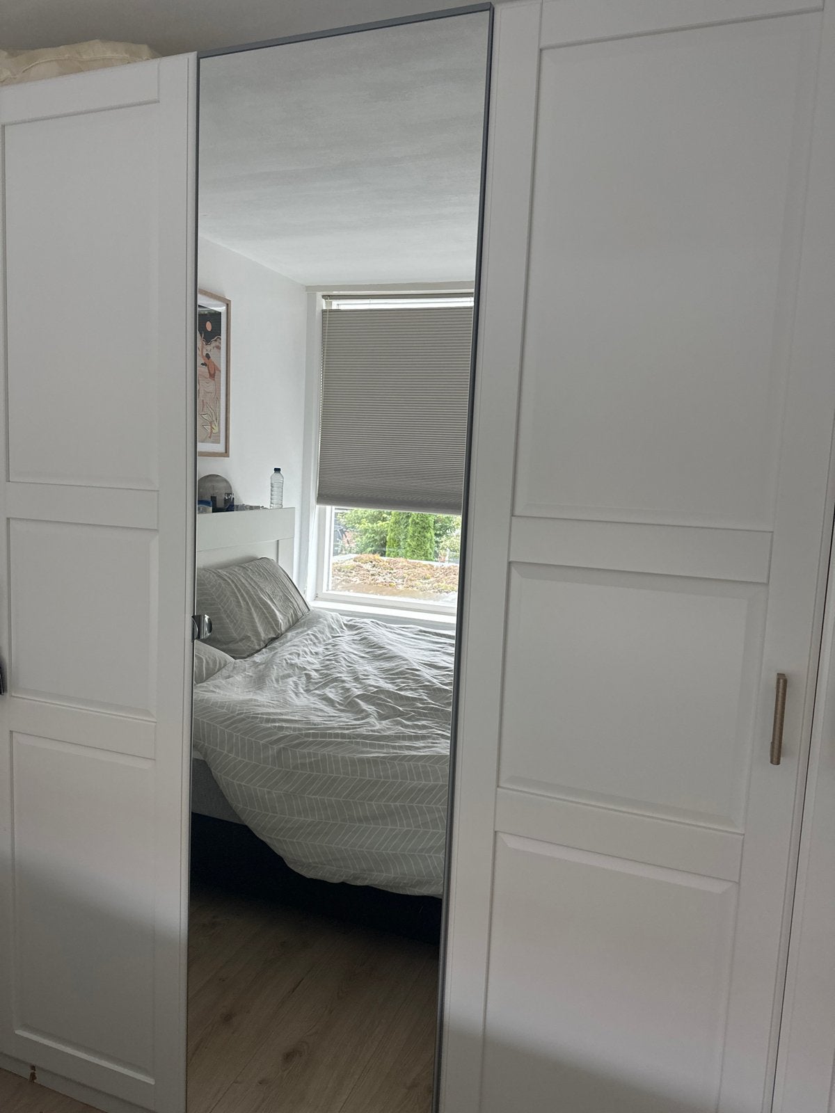 IKEA Pax Vikedal spiegeldeur 50x195 cm, Ophalen, Minder dan 50 cm, 150 tot 200 cm, Met deur(en)