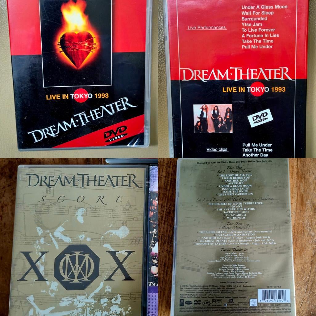 Dream Theater – 2 dvd's, Alle leeftijden, Ophalen of Verzenden, Zo goed als nieuw, Muziek en Concerten