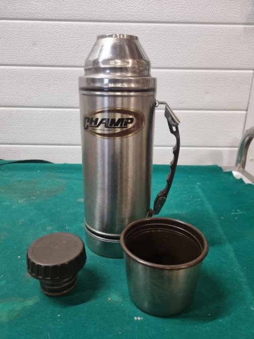 thermoskan 1 liter steelness 18.8, Ophalen of Verzenden, 'T Olde Gre-j, Info@toldegrej.nl, Endepoelstraat 20f Didam