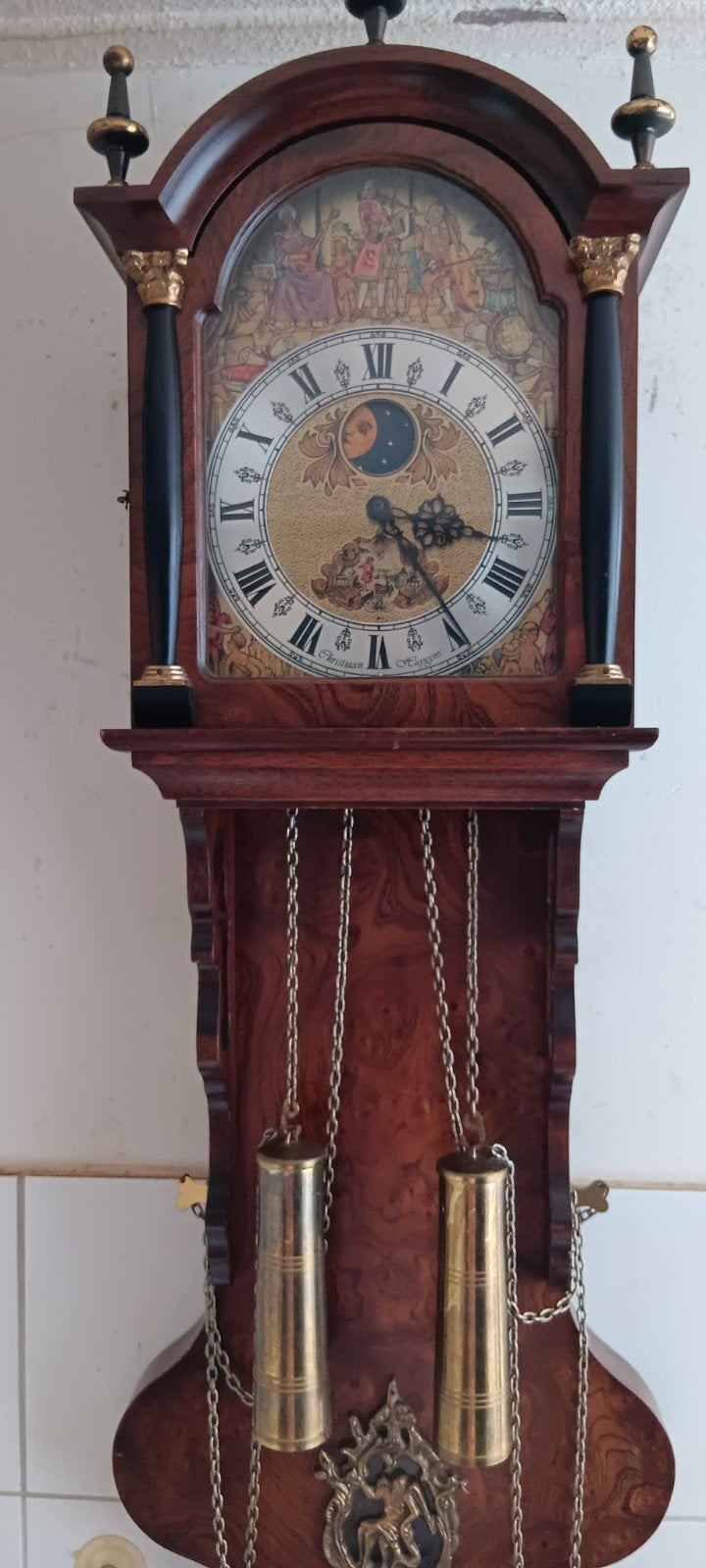 te koop 2x cristiaan huygens klokken plus 1x scheepjes mecha, Antiek en Kunst, Ophalen