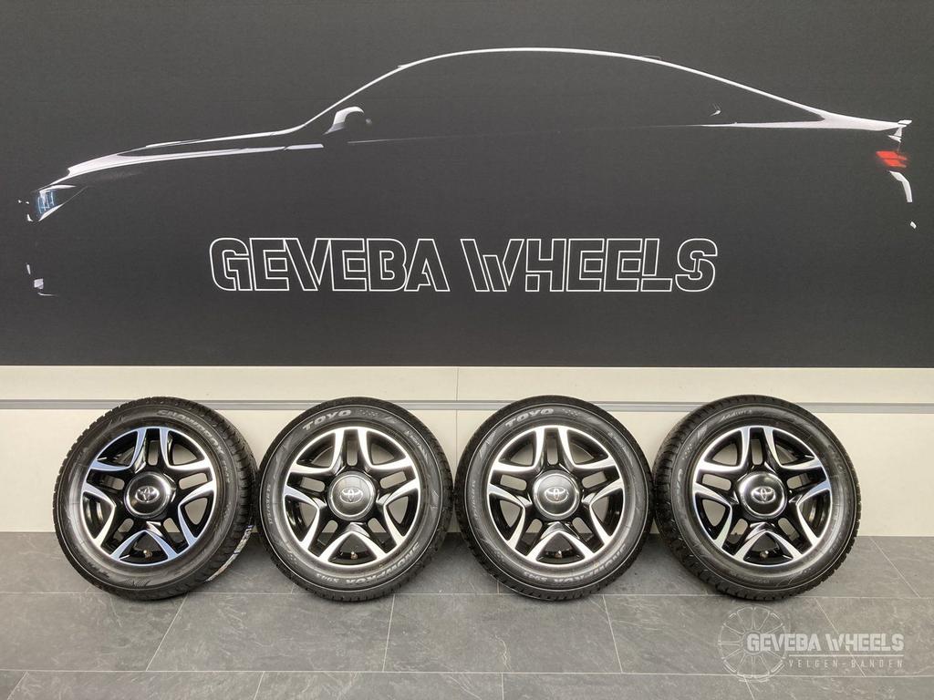 15” originele Toyota Yaris velgen + winterbanden 4x100, Auto-onderdelen, Gebruikt, 15 inch, -, 175 mm