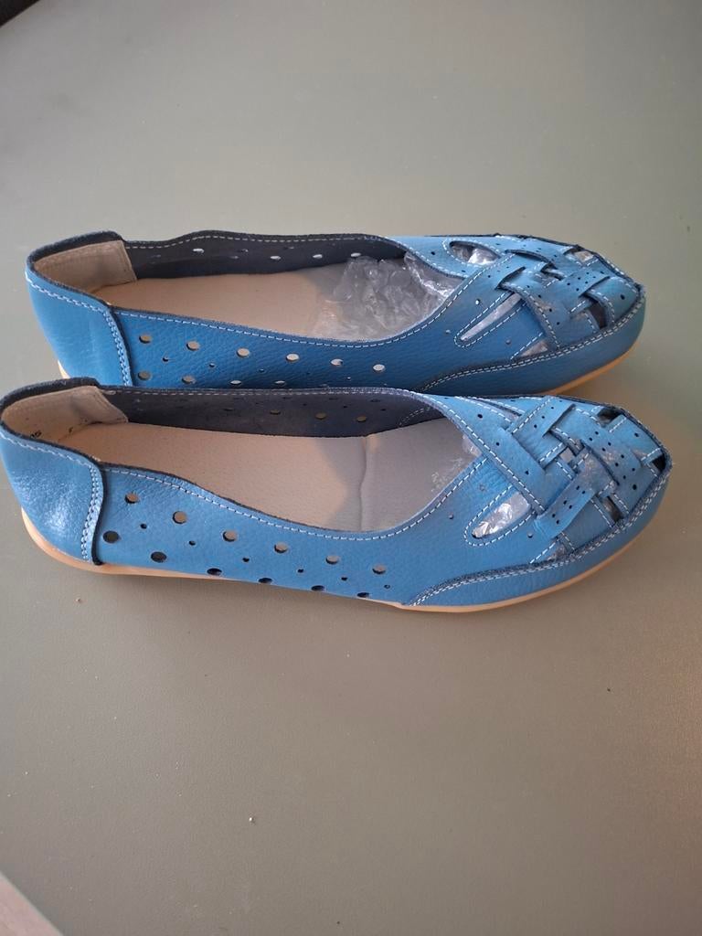 Nieuwe blauwe instappers, Ophalen of Verzenden, Nieuw, Blauw, Instappers