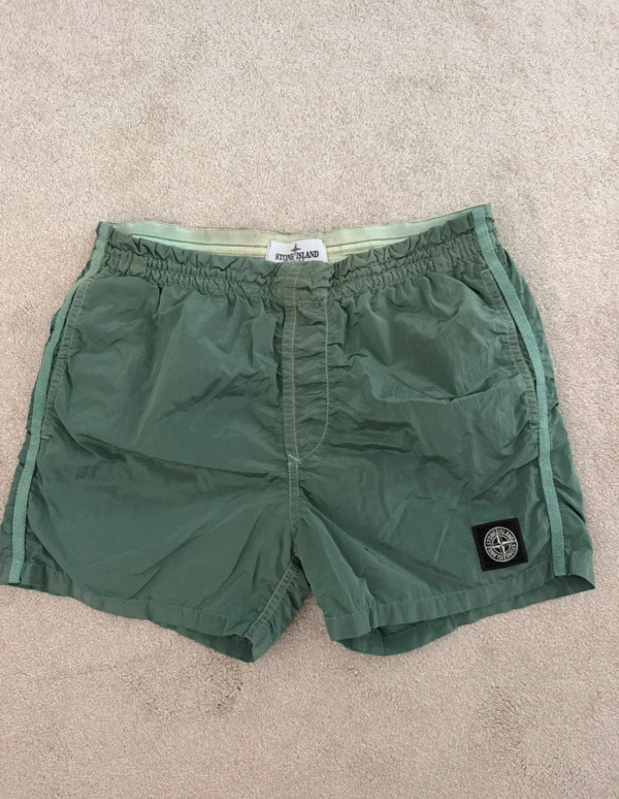 Stone island zwembroek kind groen maat 12, Ophalen of Verzenden, Zo goed als nieuw, Zwembroek, Jongen