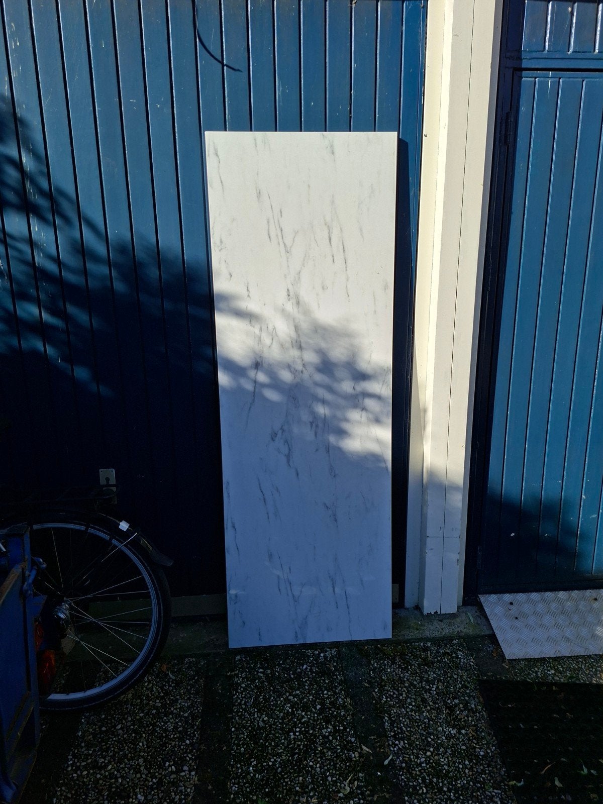 Werkblad IKEA EKBACKEN met ronde poten, Ophalen, Gebruikt, 150 tot 200 cm, Minder dan 100 cm