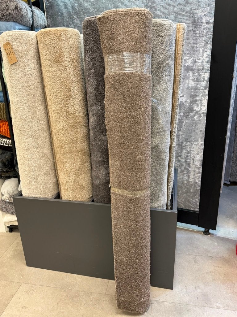 Vloerkleed bruin grijs 155x400, Ophalen, Grijs, 150 tot 200 cm, Rechthoekig