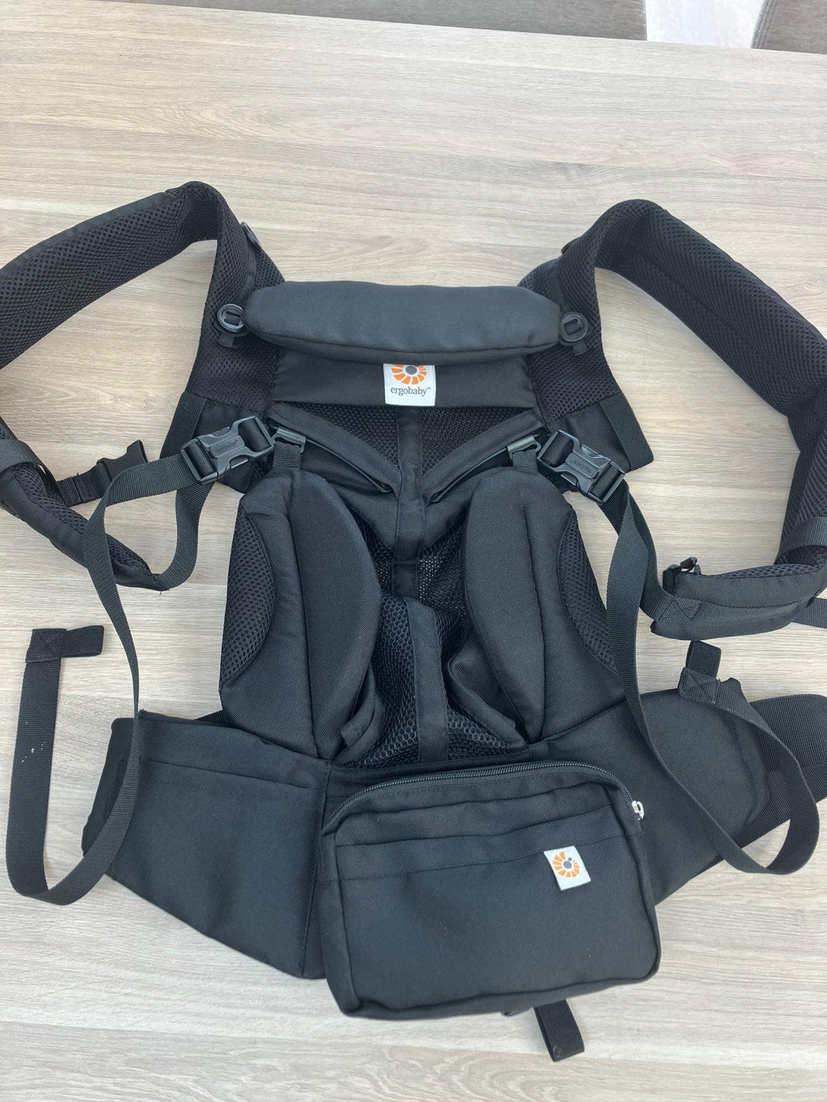 Ergo baby draagzak omni 360 zwart, Overige merken, Buik of Rug, Ophalen of Verzenden, Zo goed als nieuw