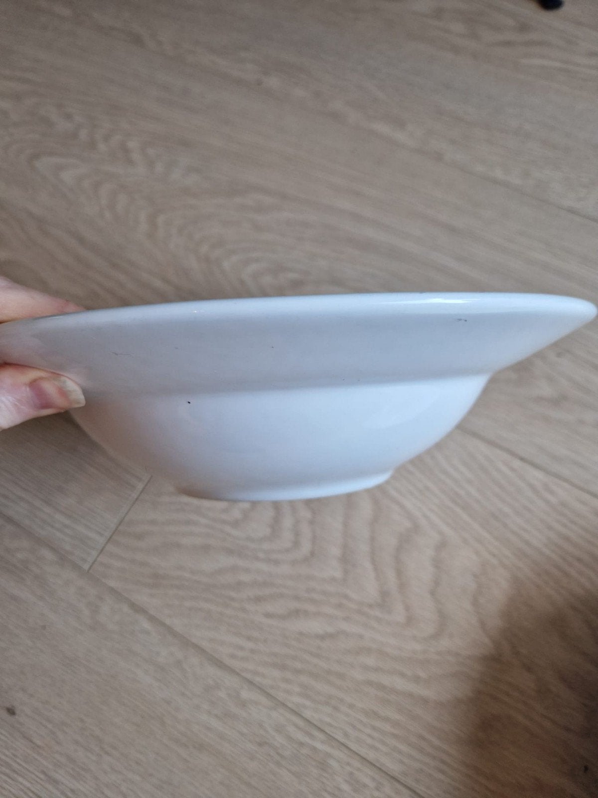 2 diepe borden, 25,5 cm, gratis af te halen, Ophalen, Gebruikt