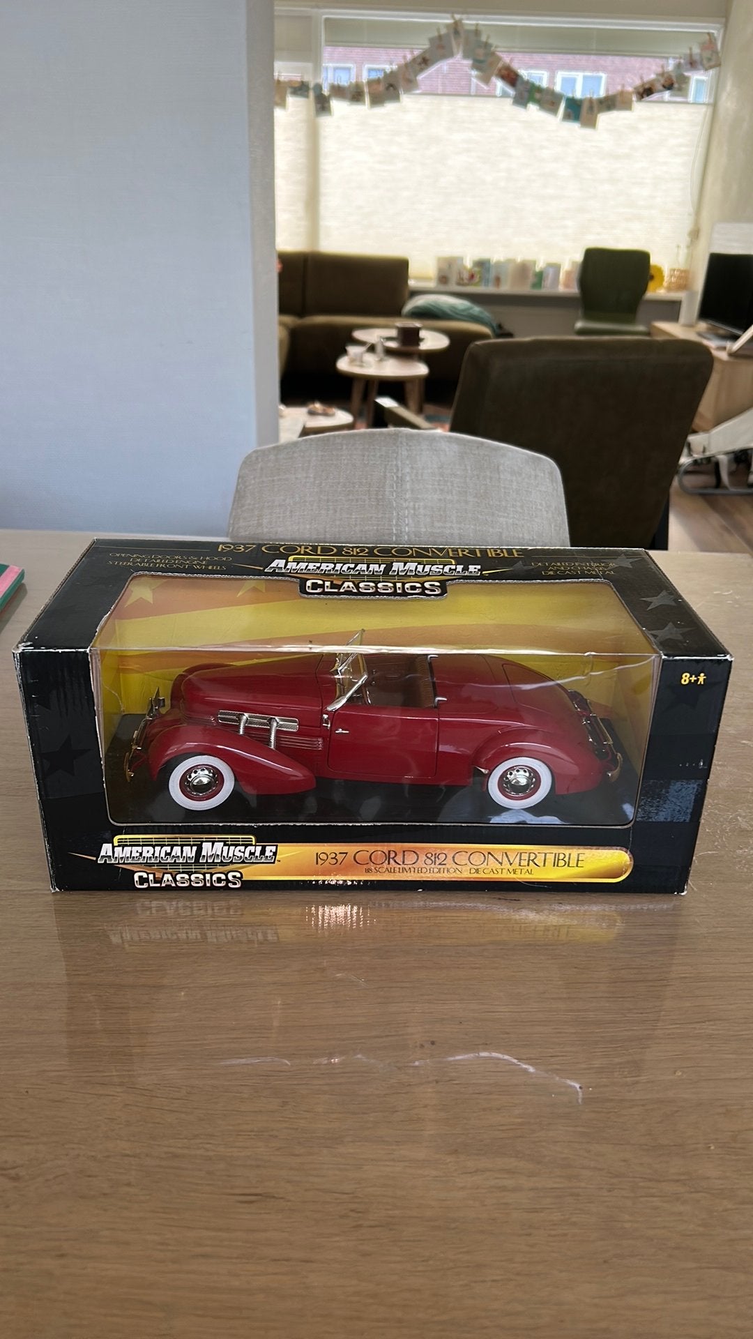 ERTL Cord 812 Convertible (1937) 1:18, Hobby en Vrije tijd, Modelauto's | 1:18, Verzenden, Zo goed als nieuw, Auto, ERTL