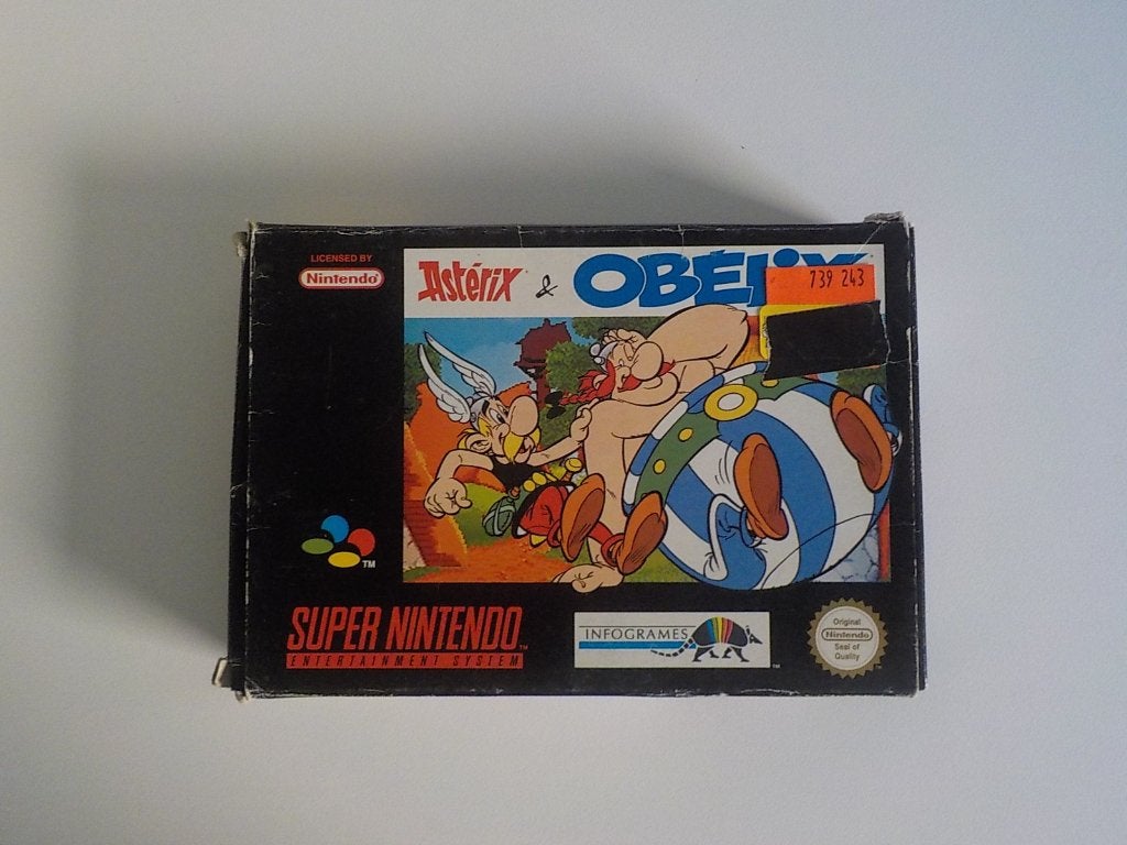 Super Nintendo SNES doos Astérix & Obélix, Gebruikt, 1 speler, Ophalen of Verzenden, Vanaf 3 jaar
