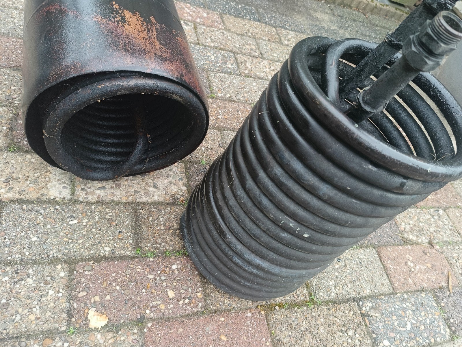 Warmtewisselaar spiraal en boiler, Ophalen, 30 tot 80 cm, Gebruikt, Overige typen