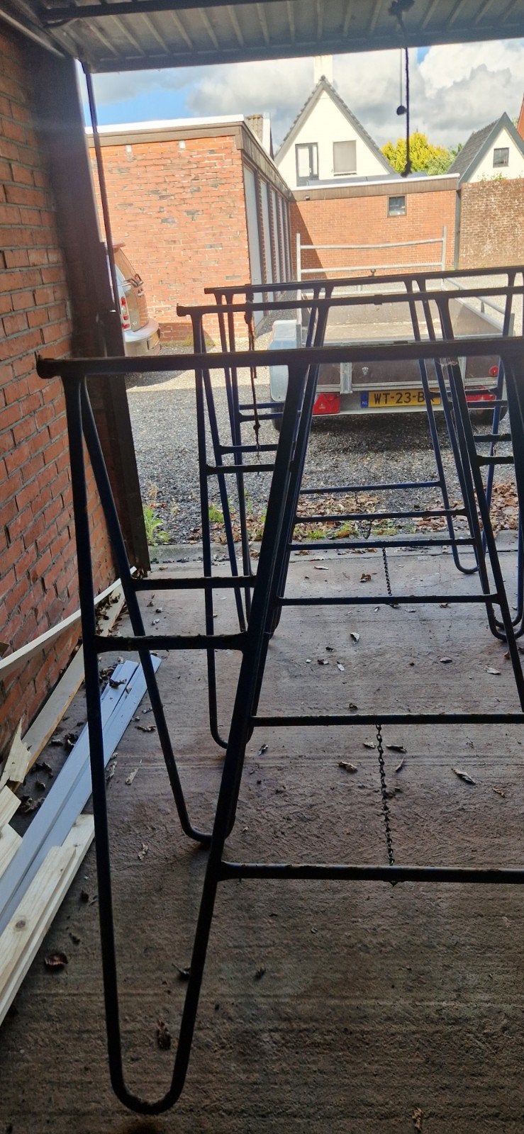 Mestel schragen - Set van 3, Ophalen of Verzenden, Gebruikt, Overige typen, Minder dan 2 meter