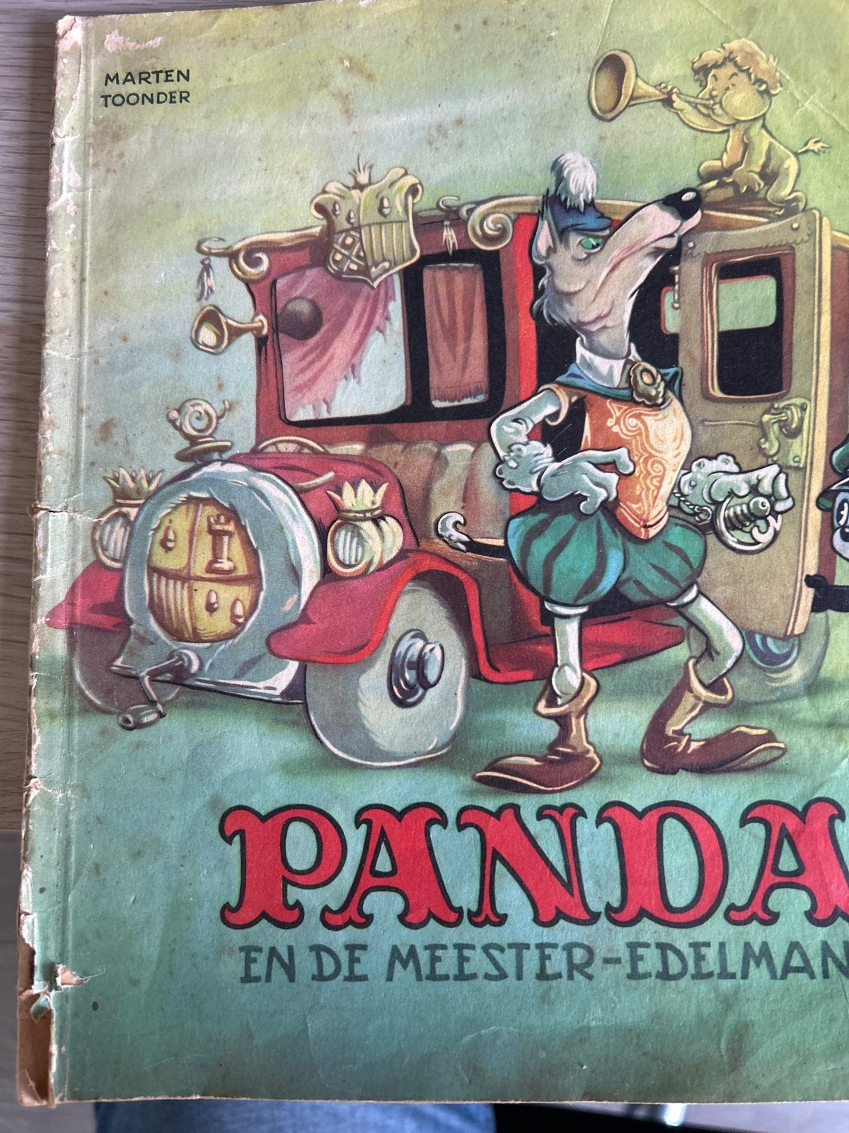 Panda en de Meester-Edelman - Marten Toonder, Eén stripboek, Ophalen of Verzenden, Gelezen