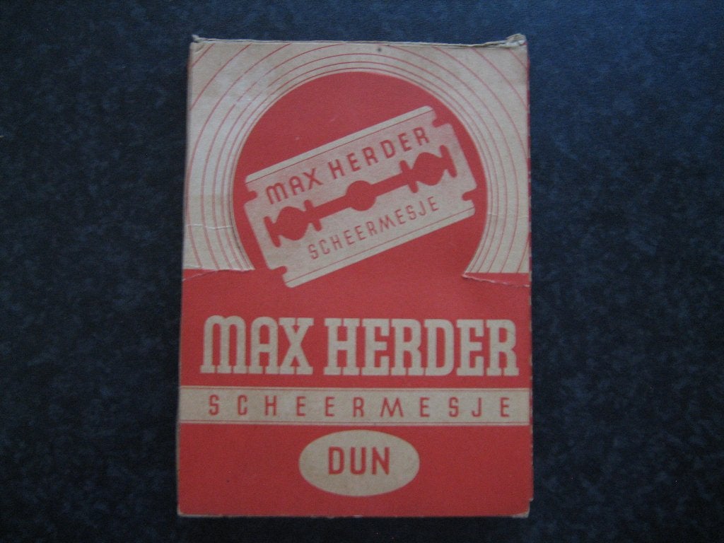Max Herder scheermesjes, Ophalen of Verzenden, Gebruiksvoorwerp