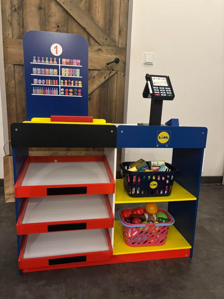ZGAN Playtive houten supermarkt incl. toebehoren, Ophalen of Verzenden, Zo goed als nieuw