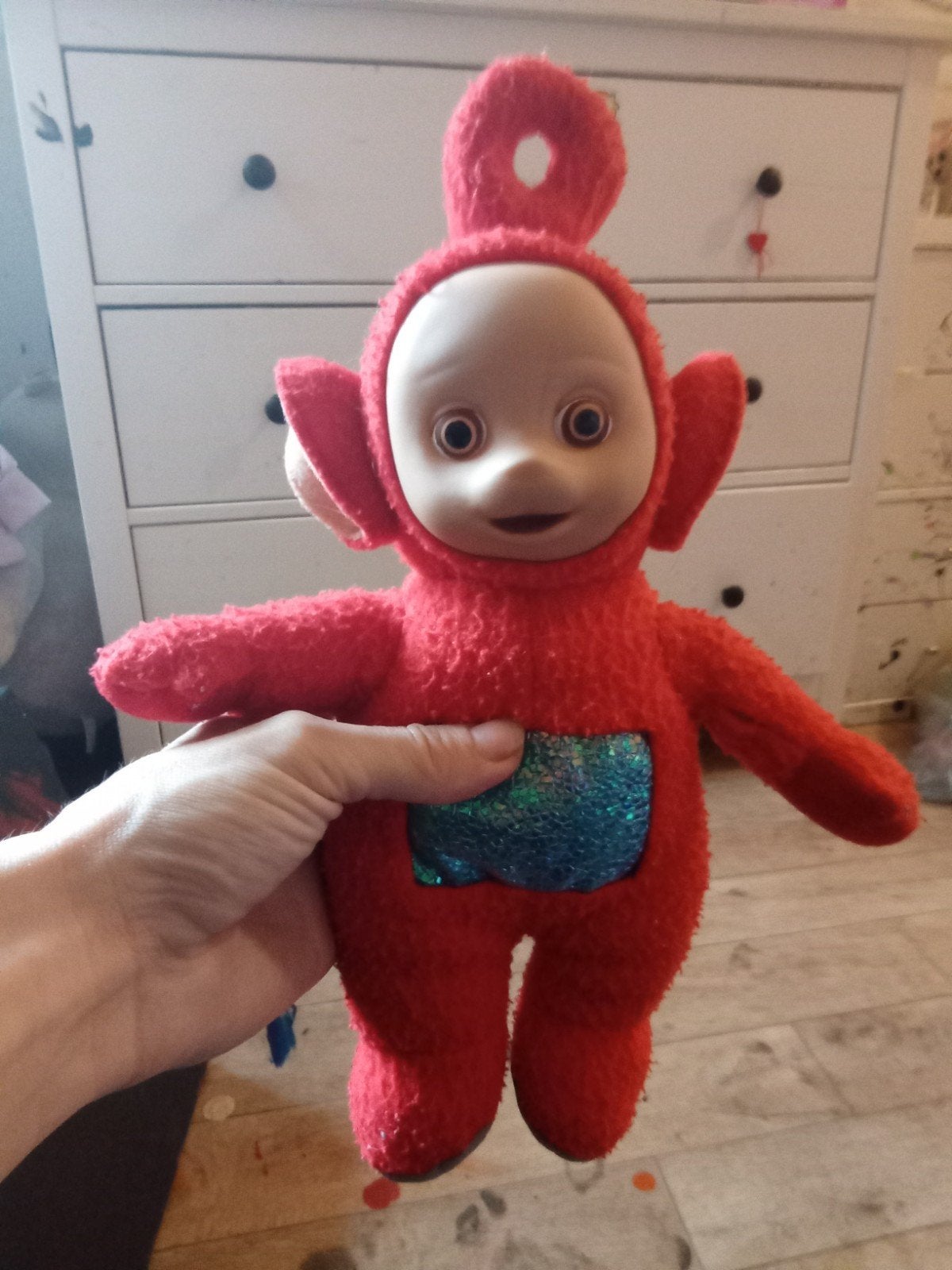 schattige teletubbie knuffel phoo 20 cm hij is nieuw rood, Overige merken, Overige karakters, Overige typen, Nieuw