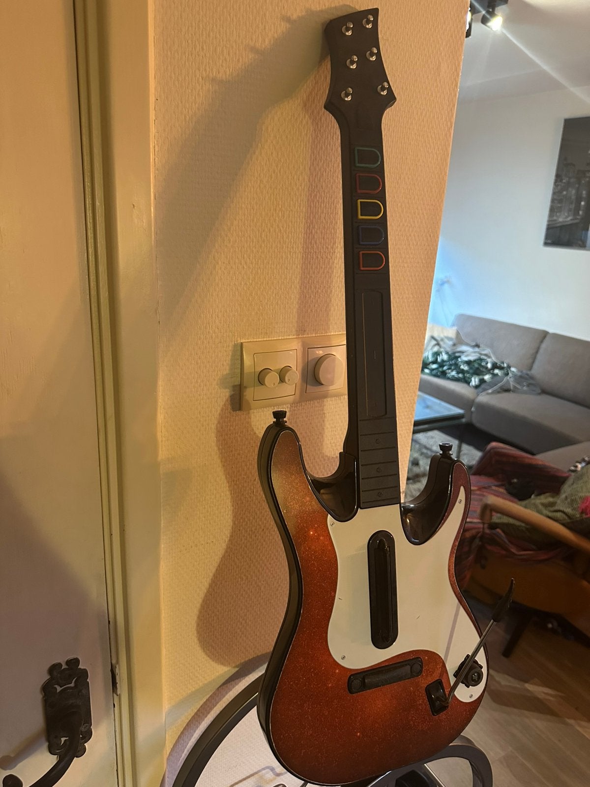 rode Guitar hero, Ophalen of Verzenden, Zo goed als nieuw