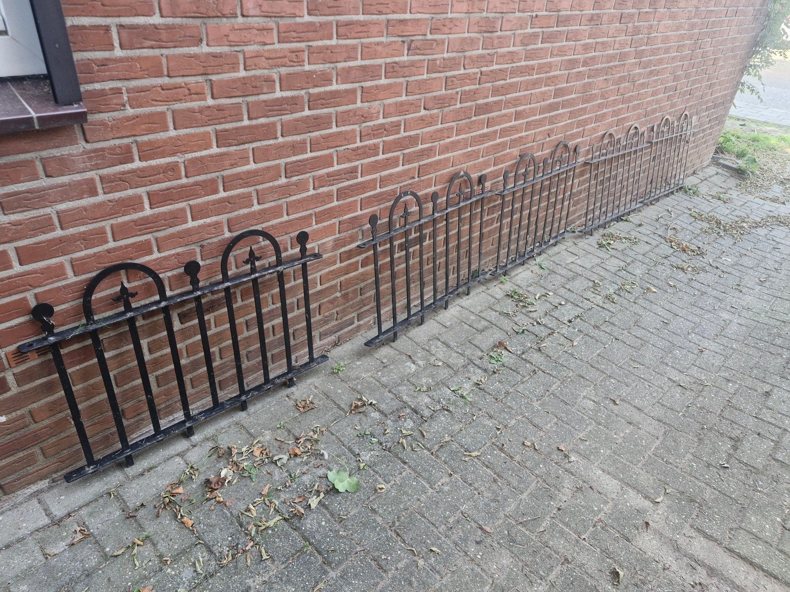 Zwart sierhekwerk - Diverse delen beschikbaar, Tuin en Terras, Ophalen, Gebruikt, IJzer, Sierhekwerk