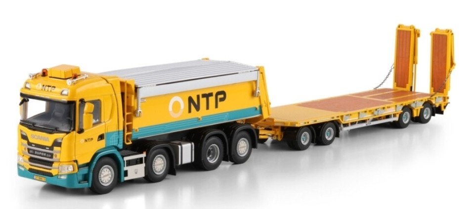 WSI SCANIA G NORMAL TIPPER TRUCK + DIEPLADER - NTP, Wsi, ., Nieuw, Ophalen of Verzenden