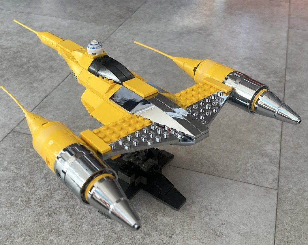 Chrome set Lego Star Wars Naboo Starfighter (10026), Kinderen en Baby's, Speelgoed | Duplo en Lego, Inclusief minifiguren, Star Wars
