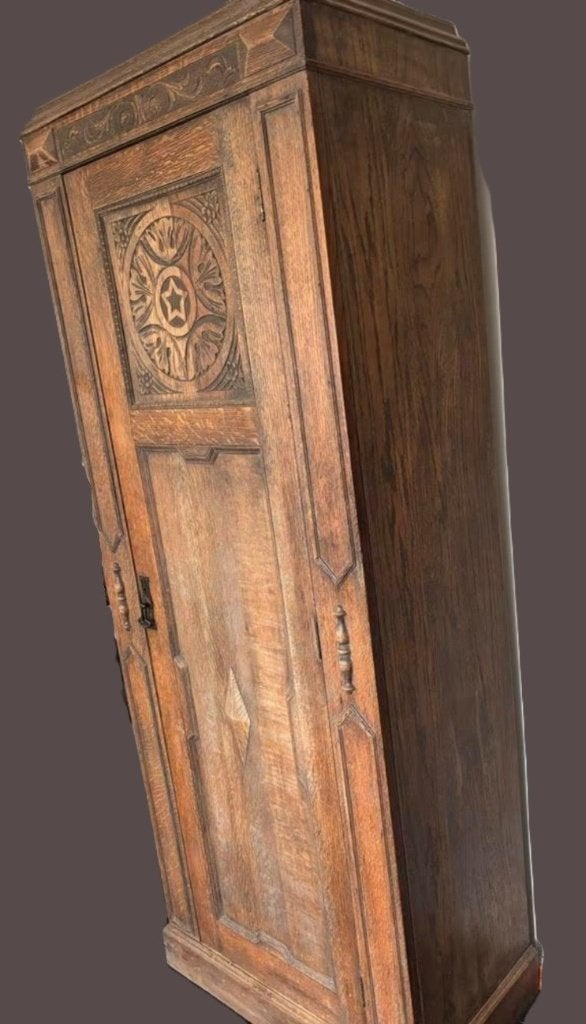Prachtige sfeervolle authentieke klooster kast 1875, Ophalen, Kast, 105 cm of meer, Zo goed als nieuw