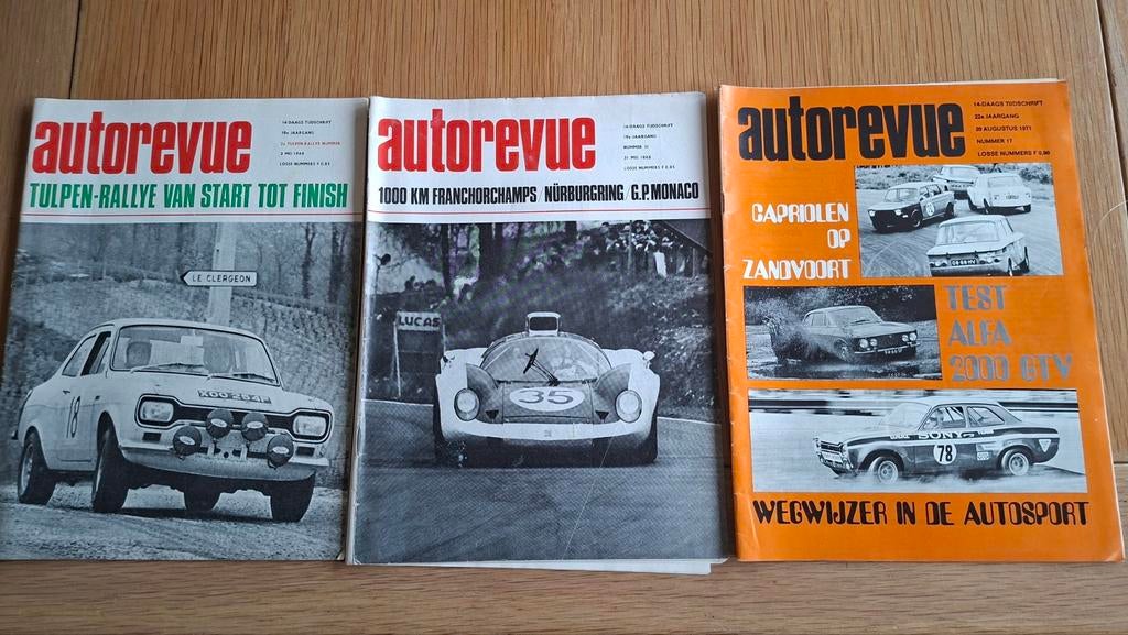 Autorevue 1968 1971 Zandvoort Tulpenrallye, Ophalen of Verzenden, Gelezen, Overige merken