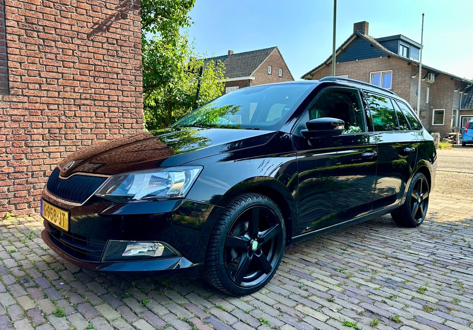 Skoda Fabia 1.2 TSI 66KW Combi 2016 Zwart 148D km., Auto's, Skoda, Bedrijf, Fabia, ABS, Airbags, Airconditioning, Alarm, Bluetooth