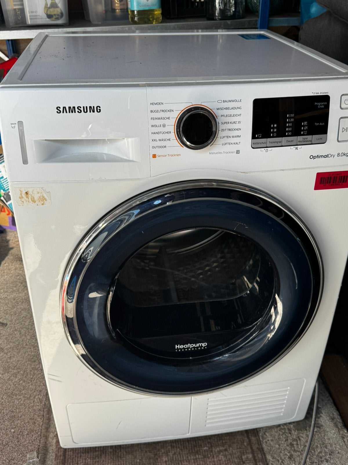 Samsung warmtepomp droger DV81M50103W/EG