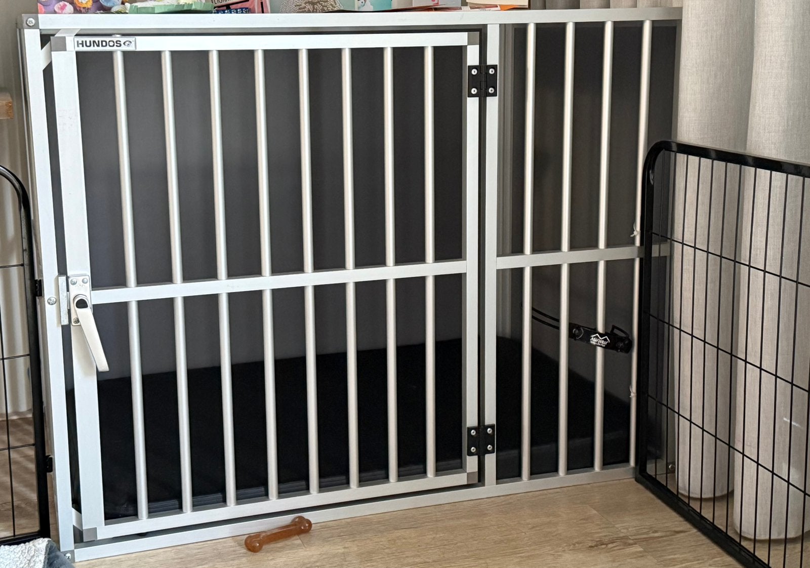 HUNDOS hondenbench maat L, compleet, Ophalen, Gebruikt, 75 tot 110 cm, 65 tot 100 cm